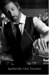 hire a bartender Toronto